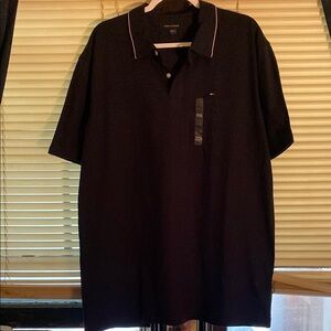 Tommy Hilfiger Black Polo Shirts for Men